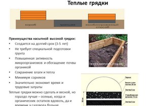 Как сделать теплые грядки